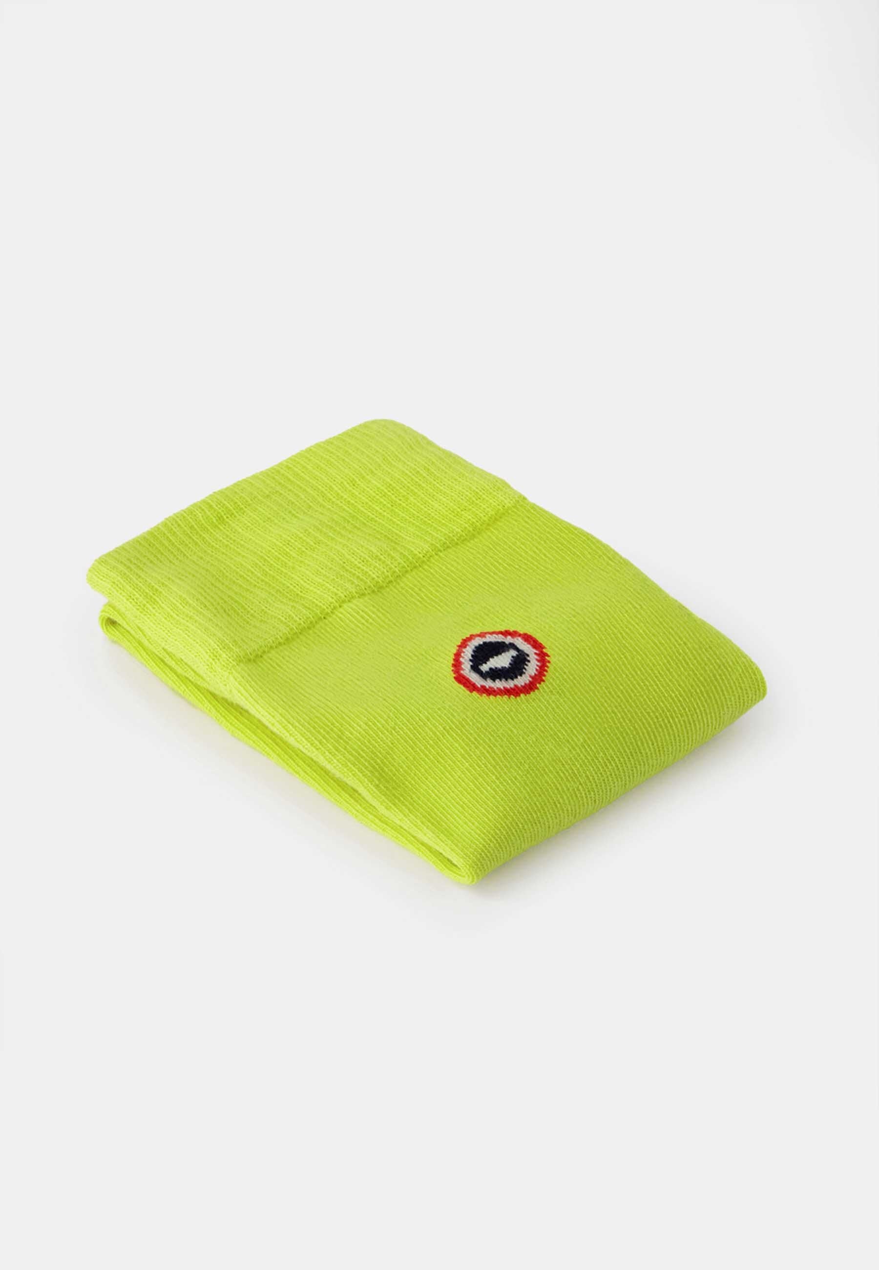 Chaussettes mi-hautes jaune en coton - Robuste Jaune Anis