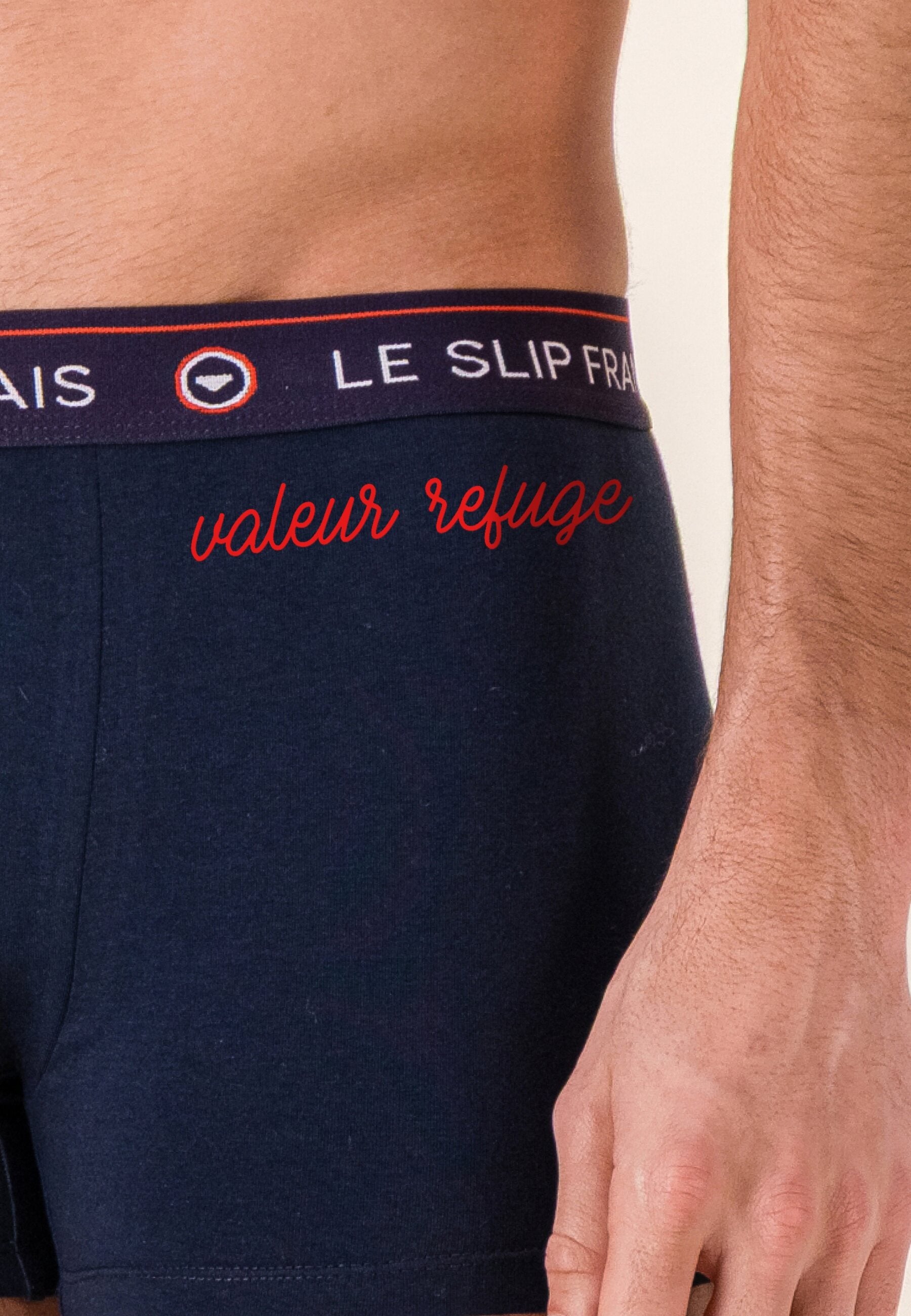 Lot de 3 boxers en coton - Coffret Citoyen Bleu Blanc Rouge