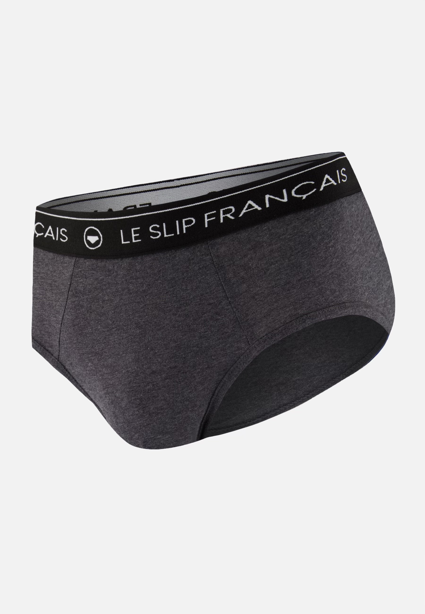 Slip gris en coton - Intrépide Gris Anthracite