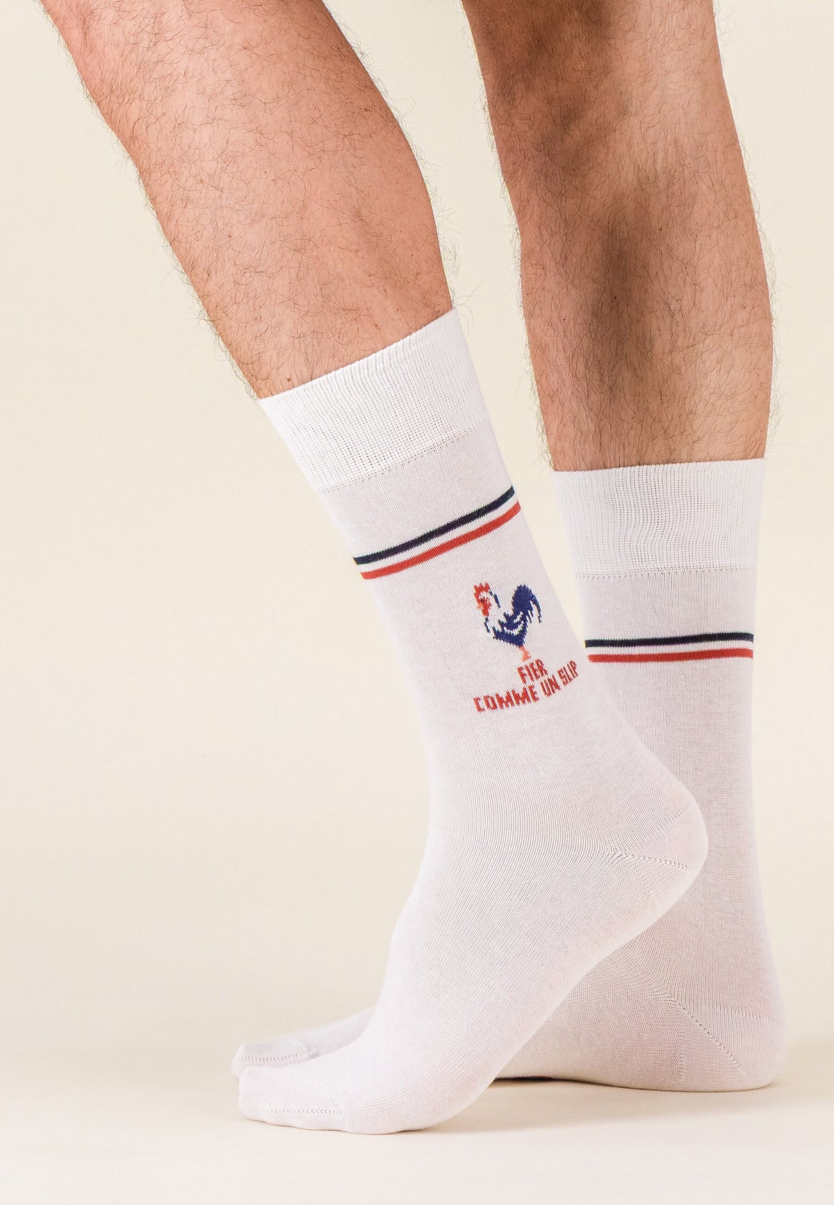 Lot de 2 chaussettes en coton - Chaussettes Fier Comme Un Slip Marine