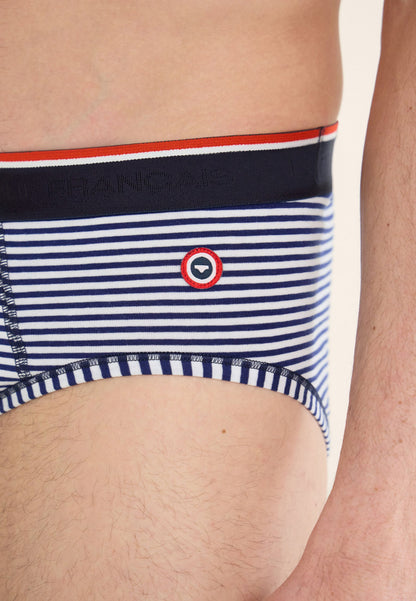 Slip marinière bleu en coton - Terrible Mariniere  Bleu
