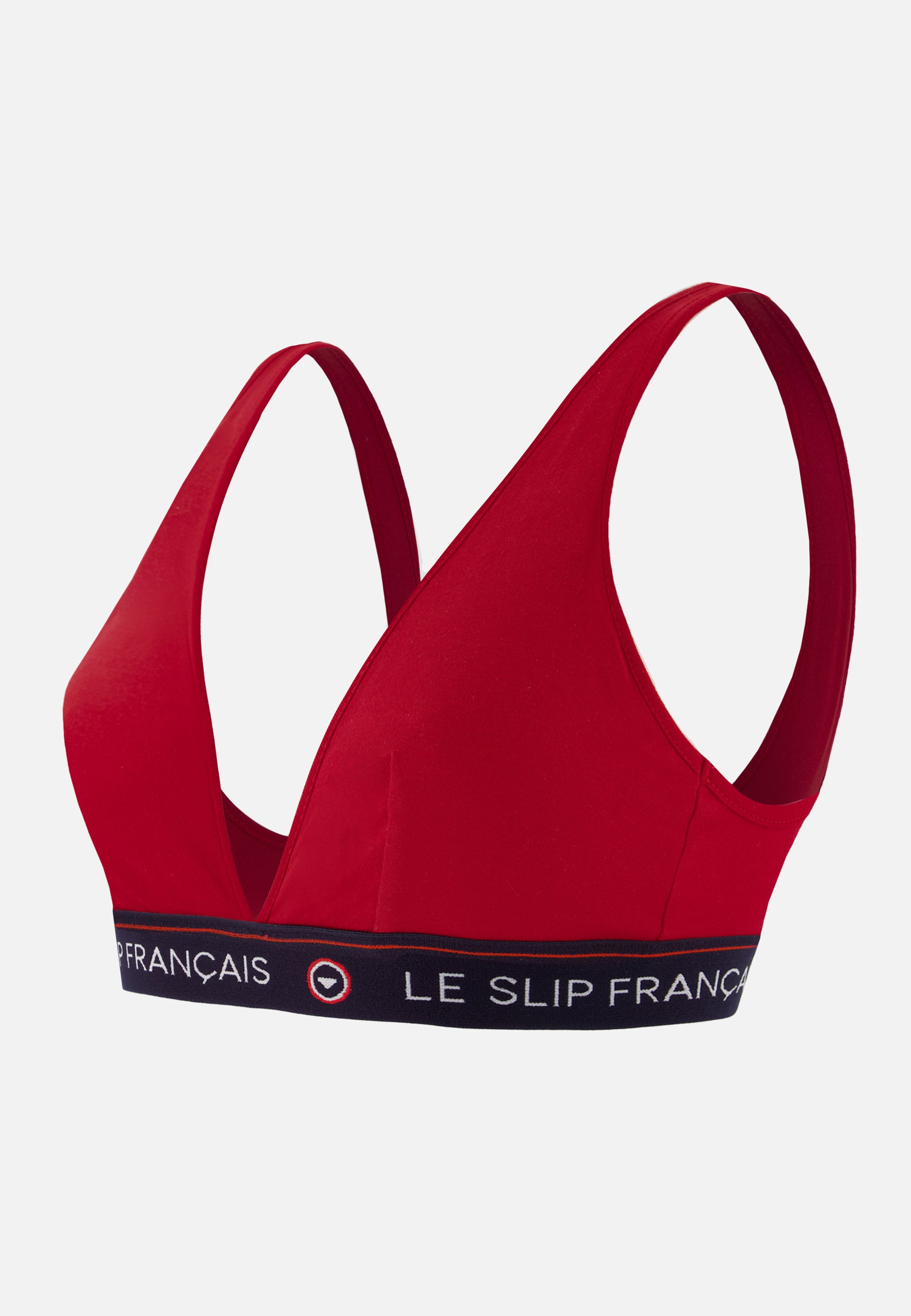 Red cotton wireless triangle bra - Seduisante Rouge Cerise