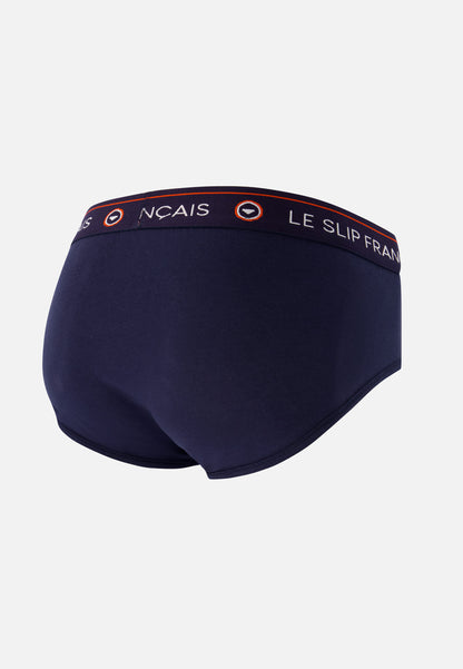 Slip bleu marine en coton - Intrépide Marine
