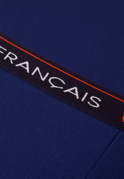 Boxer bleu en coton - Redoutable Indigo