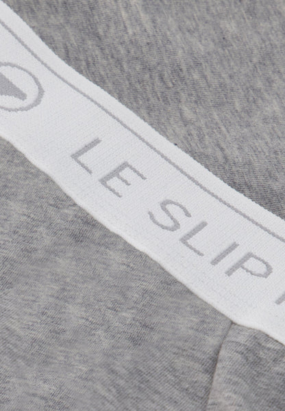 Slip gris en coton - Intrépide Gris Chiné