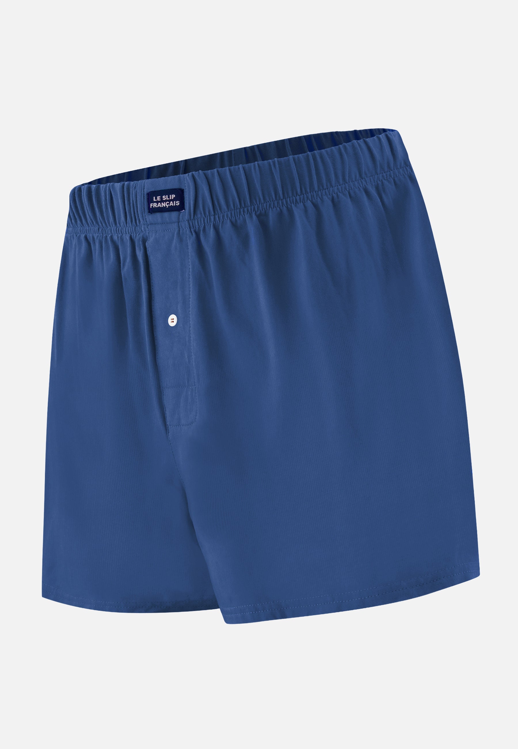 Caleçon bleu en jersey de coton - Fredo Bleu Acier