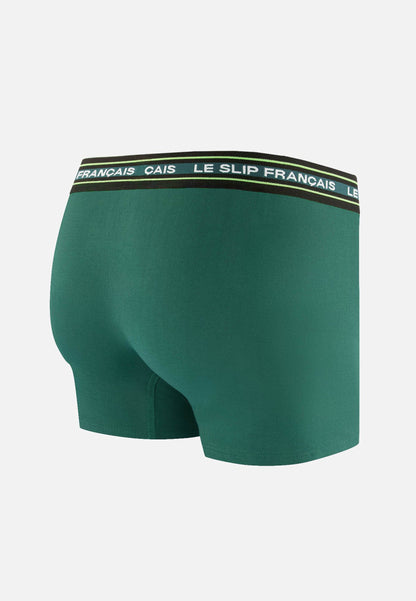 Boxer vert en coton - Redoutable Vert Forêt