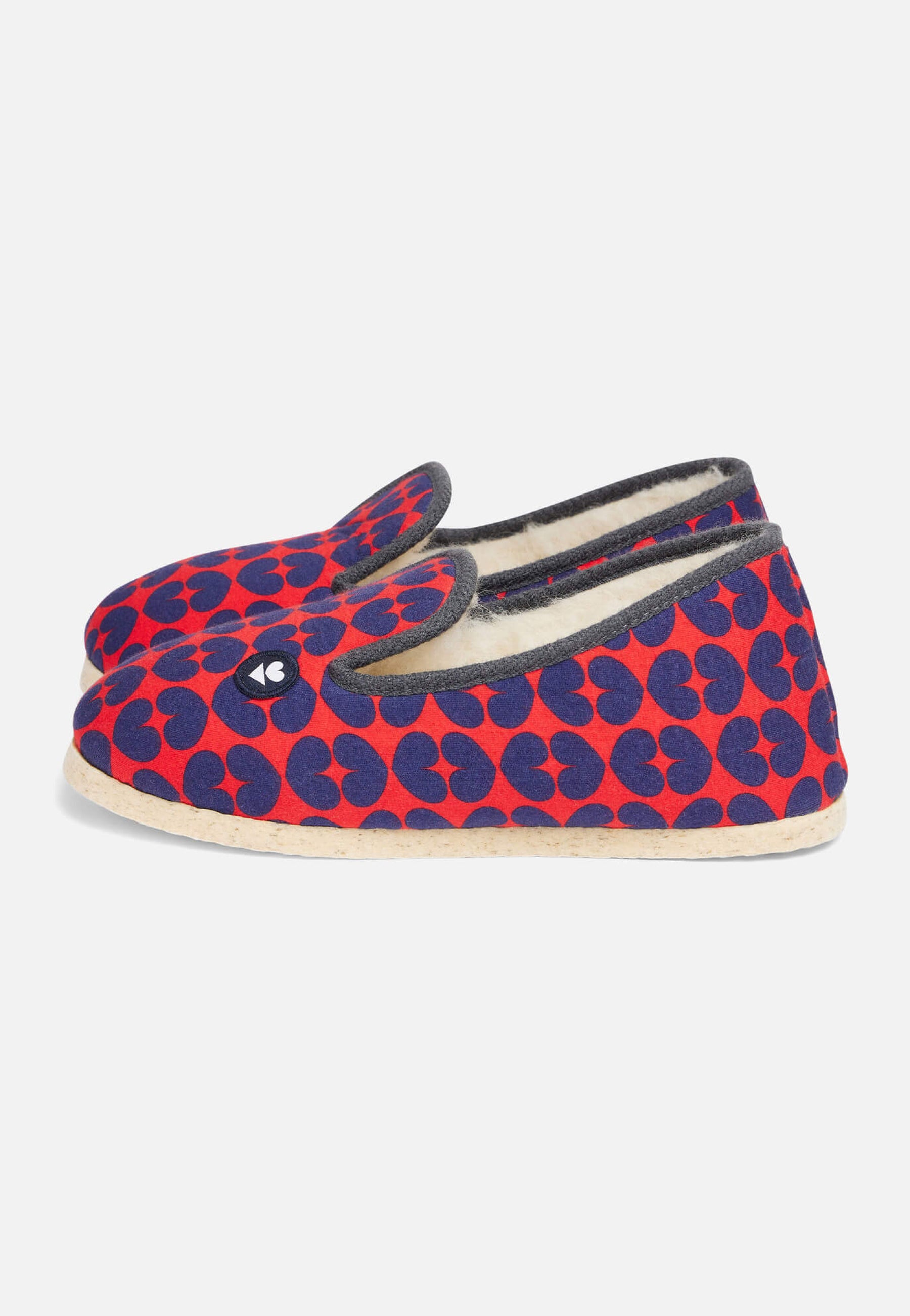 Chaussons d'intérieur en laine - Pantoufles Love
