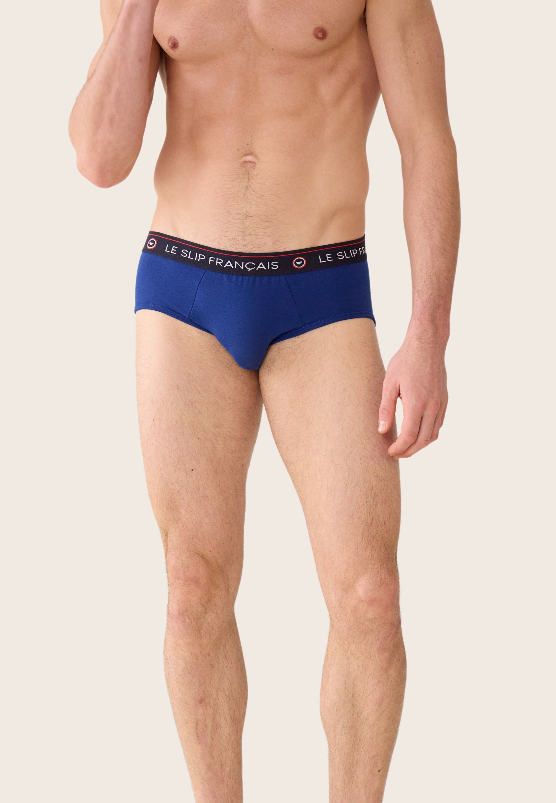 Blue cotton briefs - Intrepid Indigo