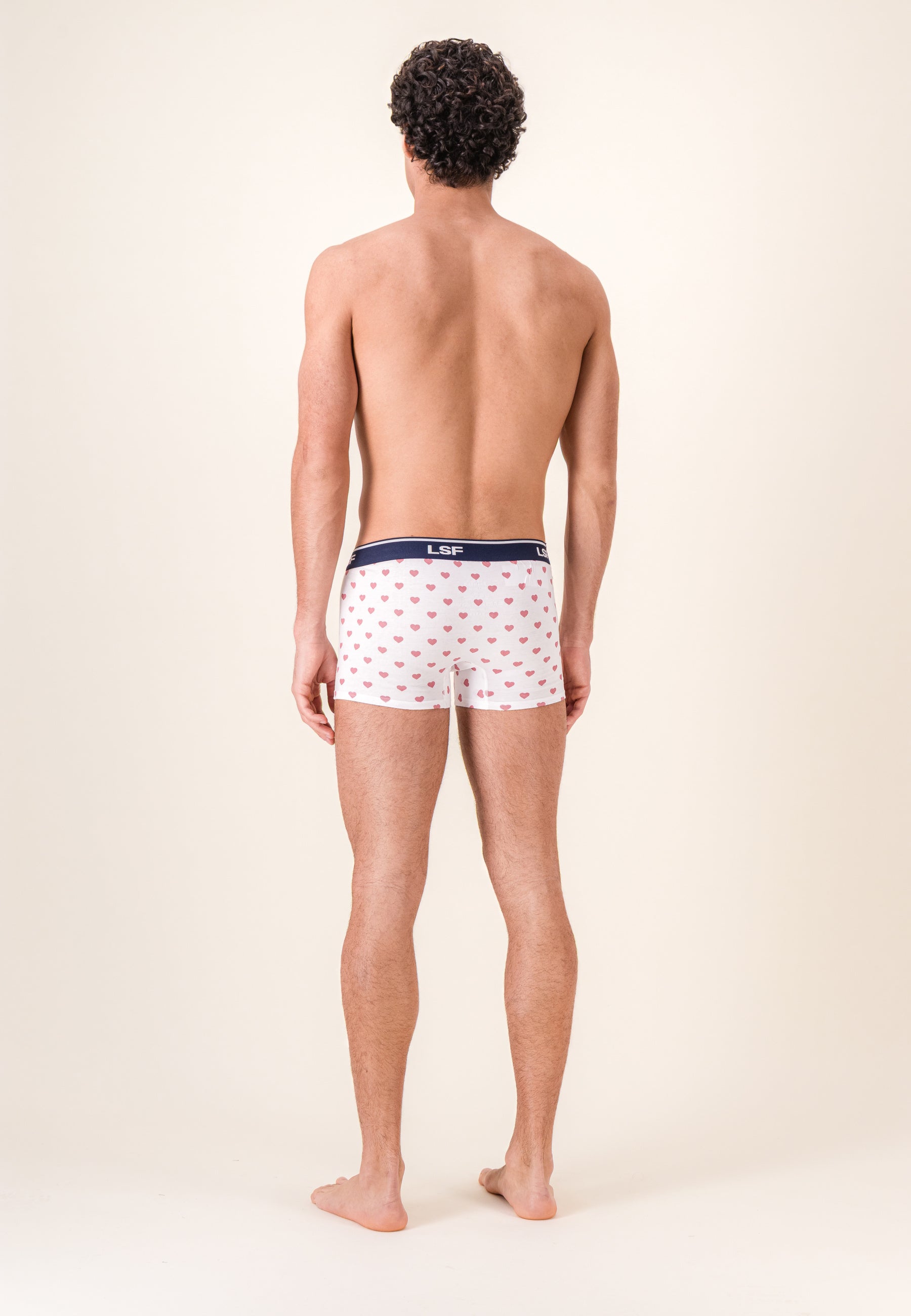 Boxer à coeur rouge en coton - Marius Petit Coeur Rouge Cerise