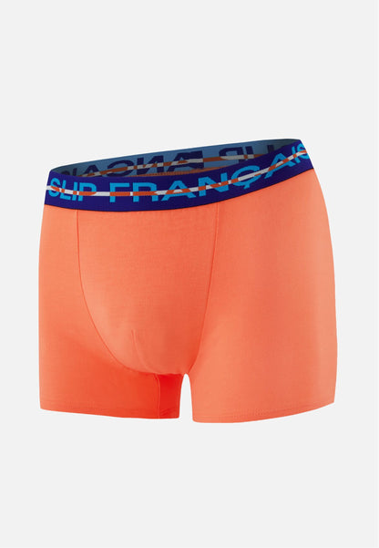 Boxer orange en coton - Redoutable Orange Corail