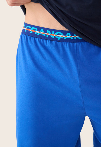 Cotton t-shirt and shorts pyjama set - Formidable Marine Invincible Nautical Blue pyjama set