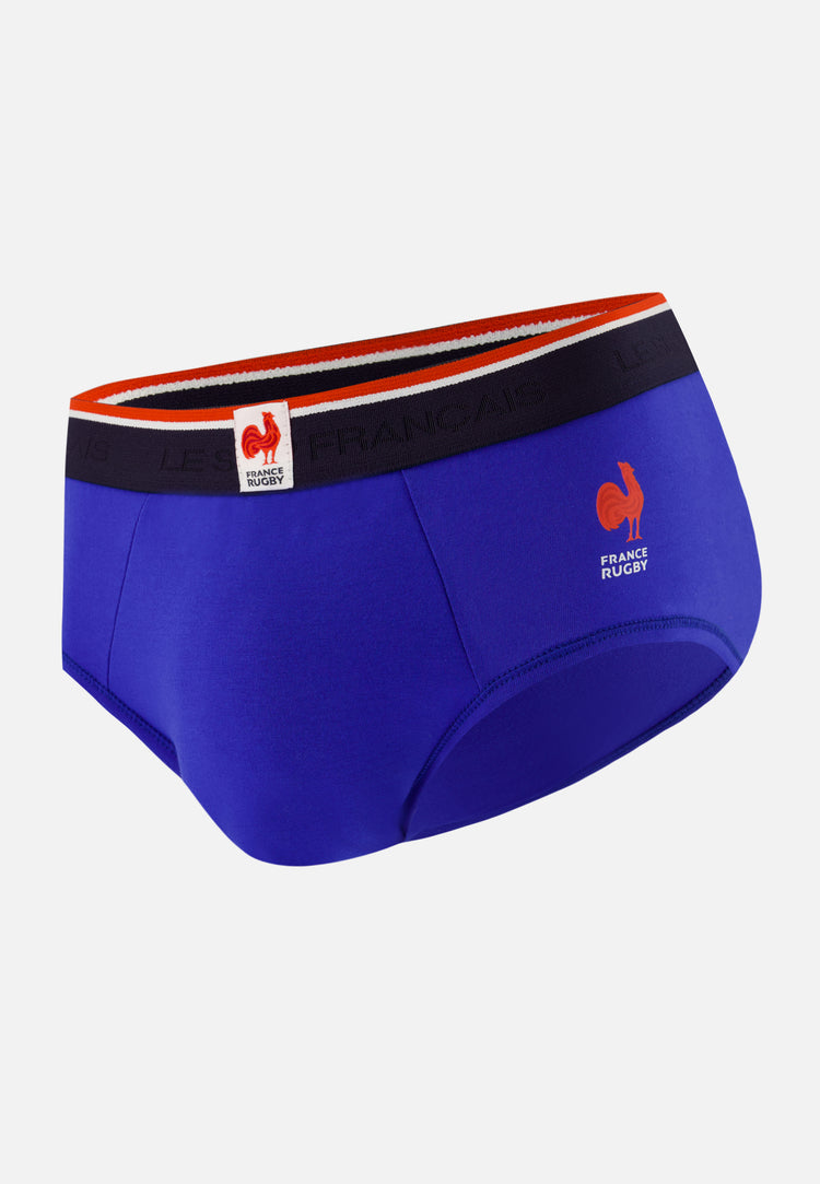 Slip en coton - Intrépide Indigo XV de France - Le Slip Français - 1