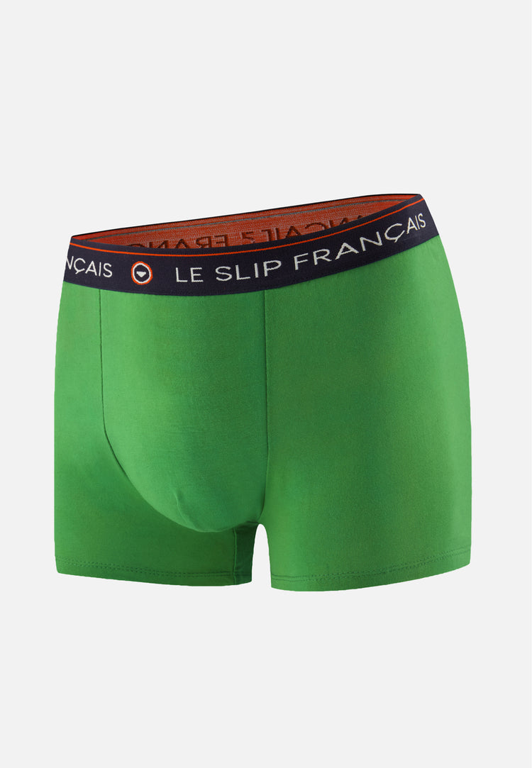 Boxer vert en coton - Redoutable Mint Green - Le Slip Français - 1