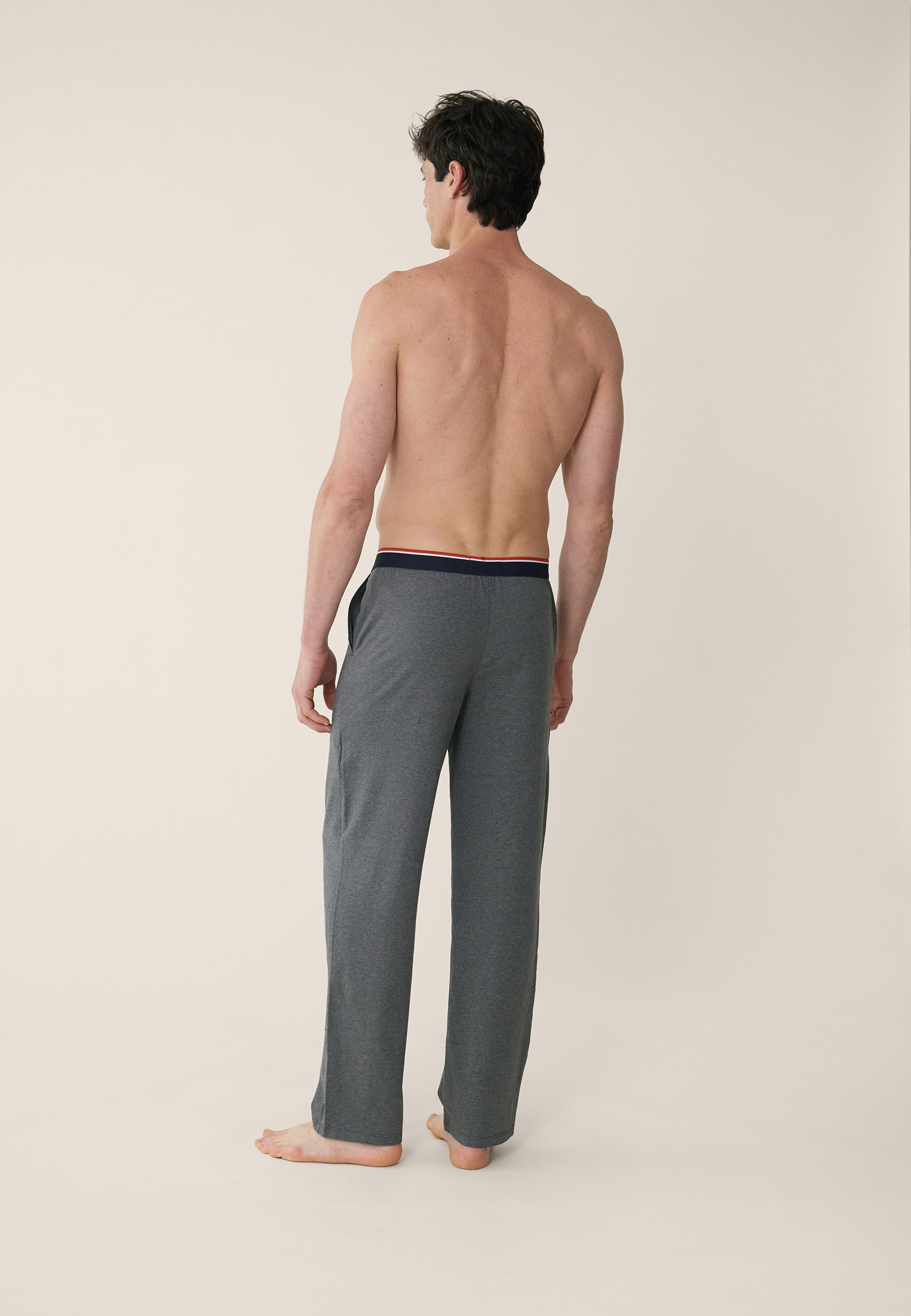 Bas de pyjama en coton - Toudou Gris Anthracite