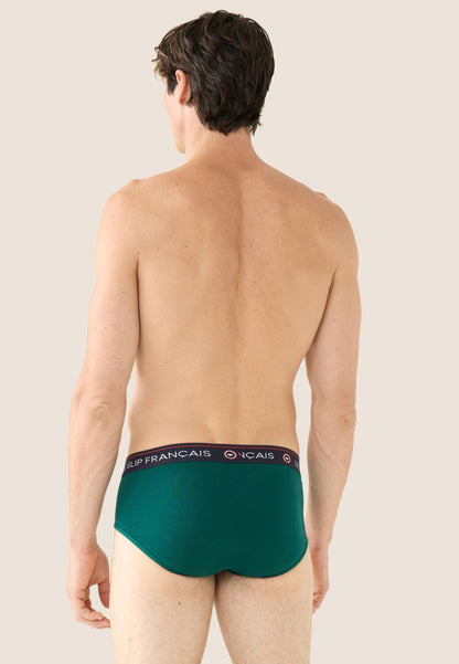 Slip vert sapin en coton - Intrepide Vert Sapin
