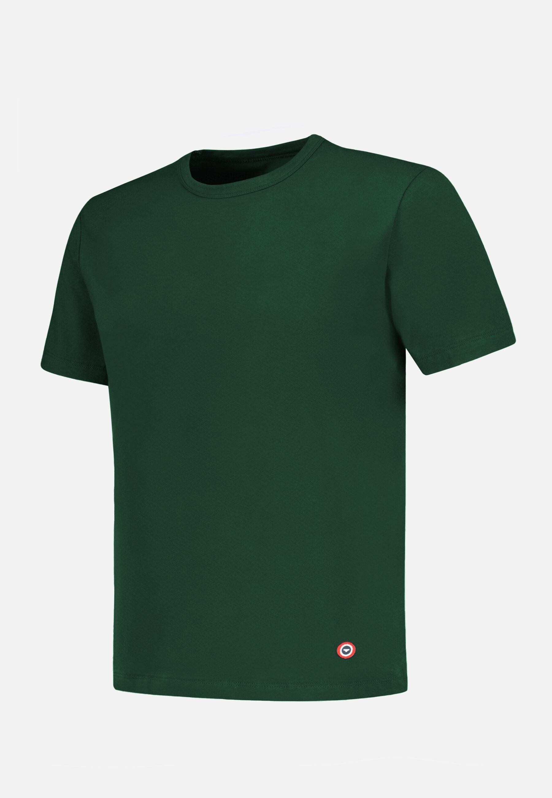 T-shirt à manches courtes vert en coton - Formidable Vert Forêt
