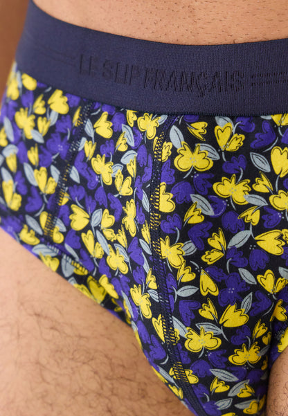 Slip en coton - Terrible Imprimé Poppy Velours Cire