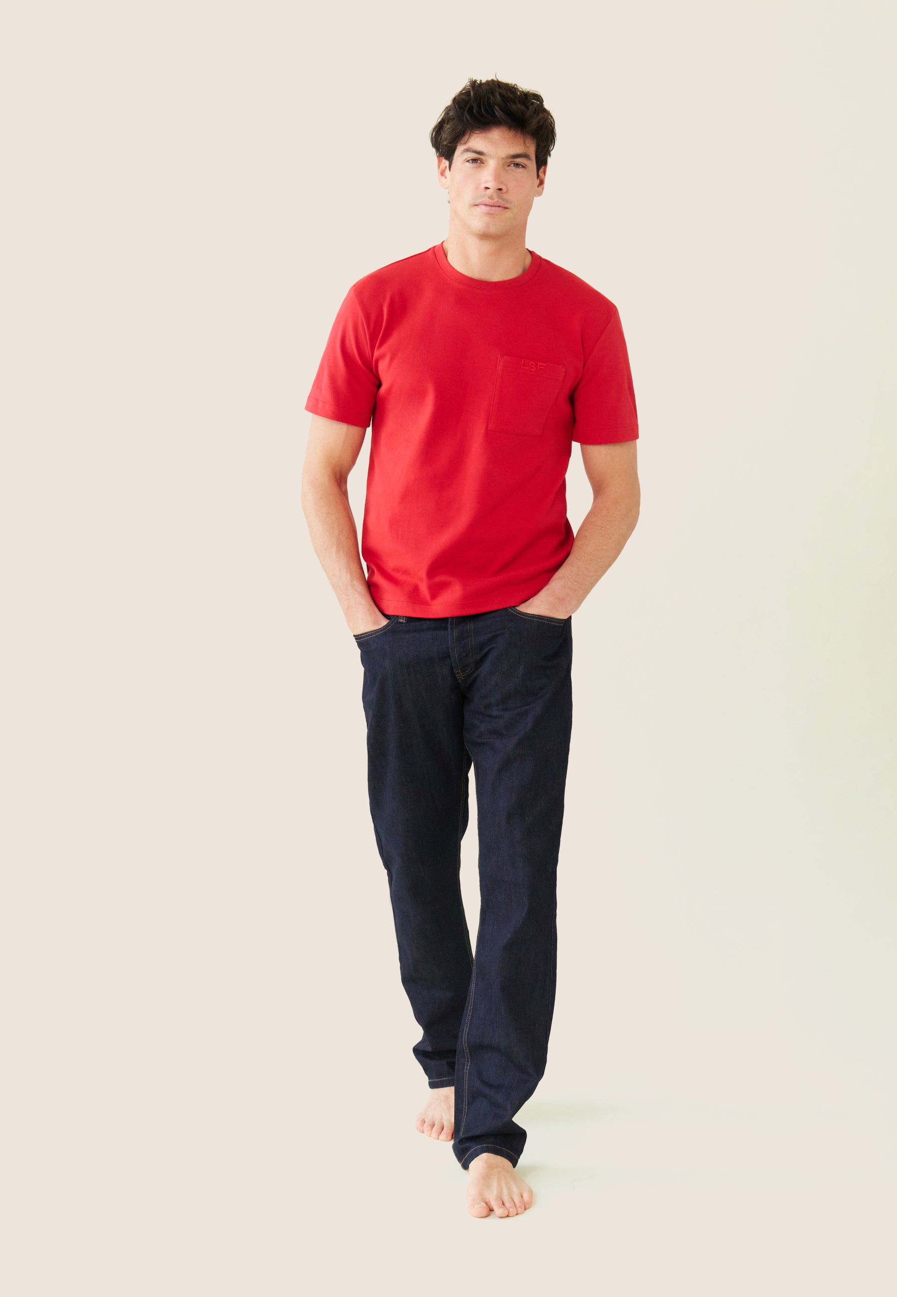 T-shirt en coton - Sasha Rouge Cerise - Sasha Rouge Cerise