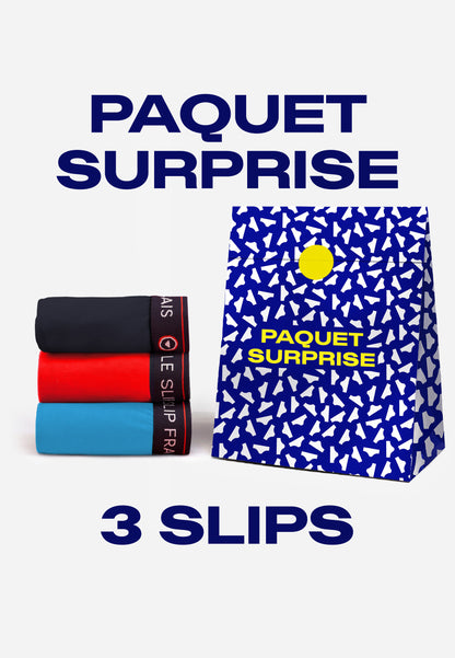 Lot de 3 slips surprise ! - Coloris surprise