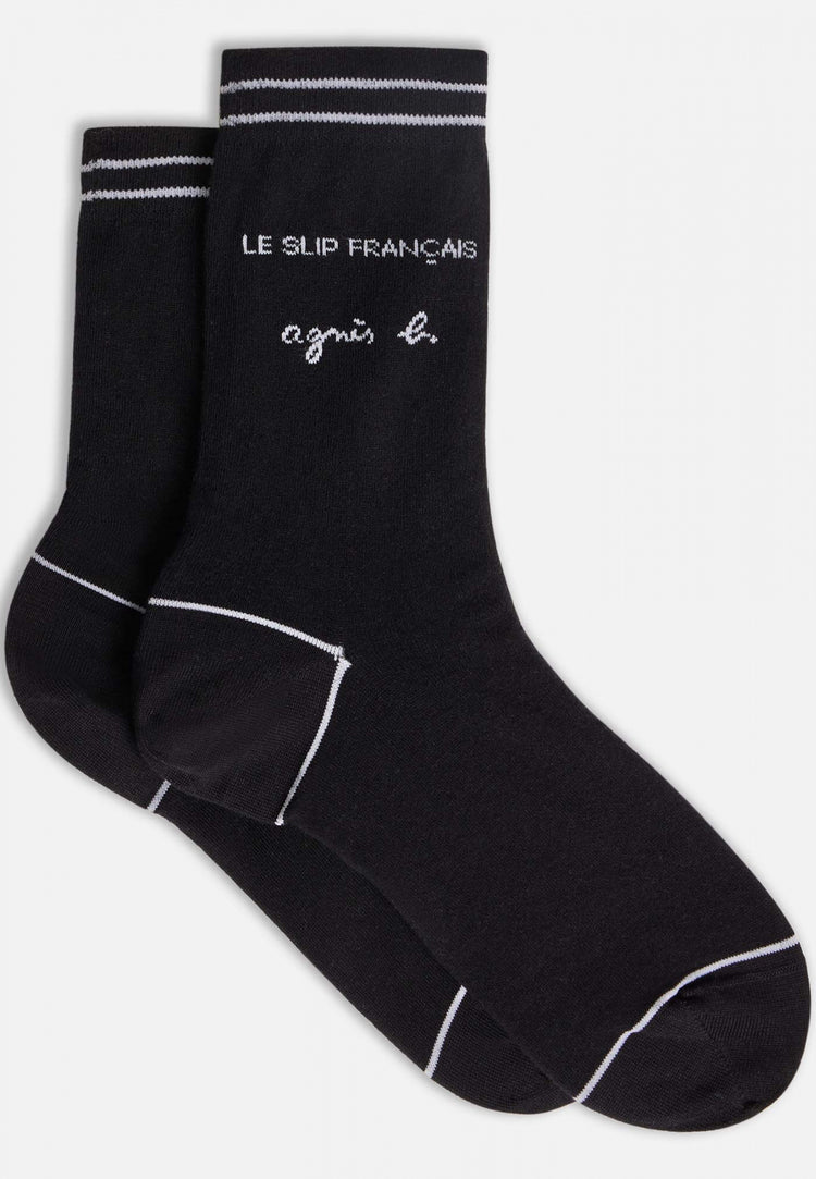 Mixed cotton mid-high socks - Le Slip Français - 1
