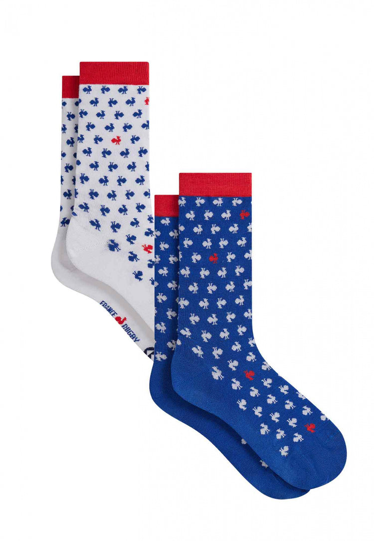 Lucas Duo Rooster Blue White Red XV of France - Le Slip Français - 1