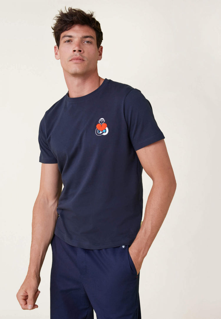 T-shirt mixte col rond en coton bio - Le Slip Français - 6