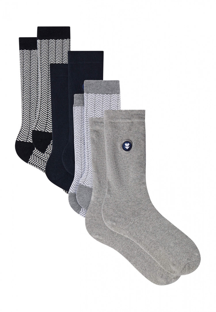 Four cotton mid-high socks - Le Slip Français - 1