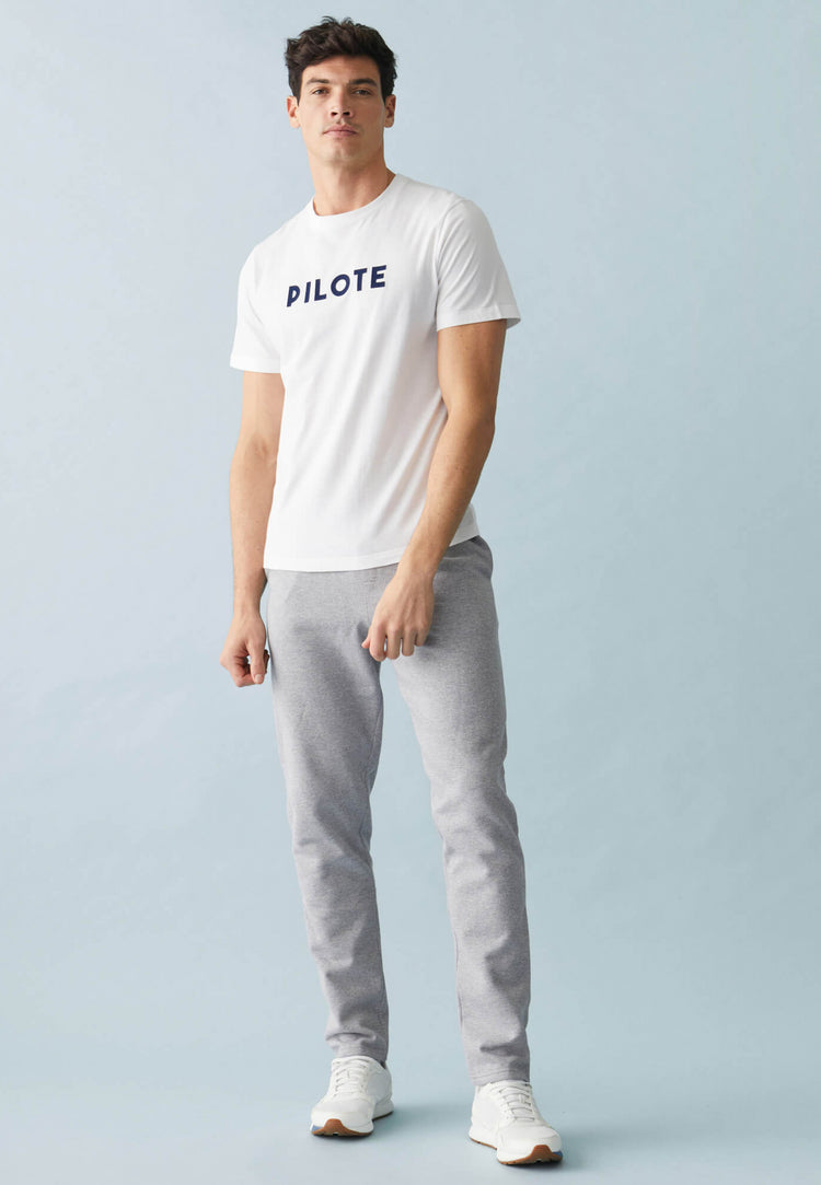 Round-neck organic cotton T-shirt - Le Slip Français - 3