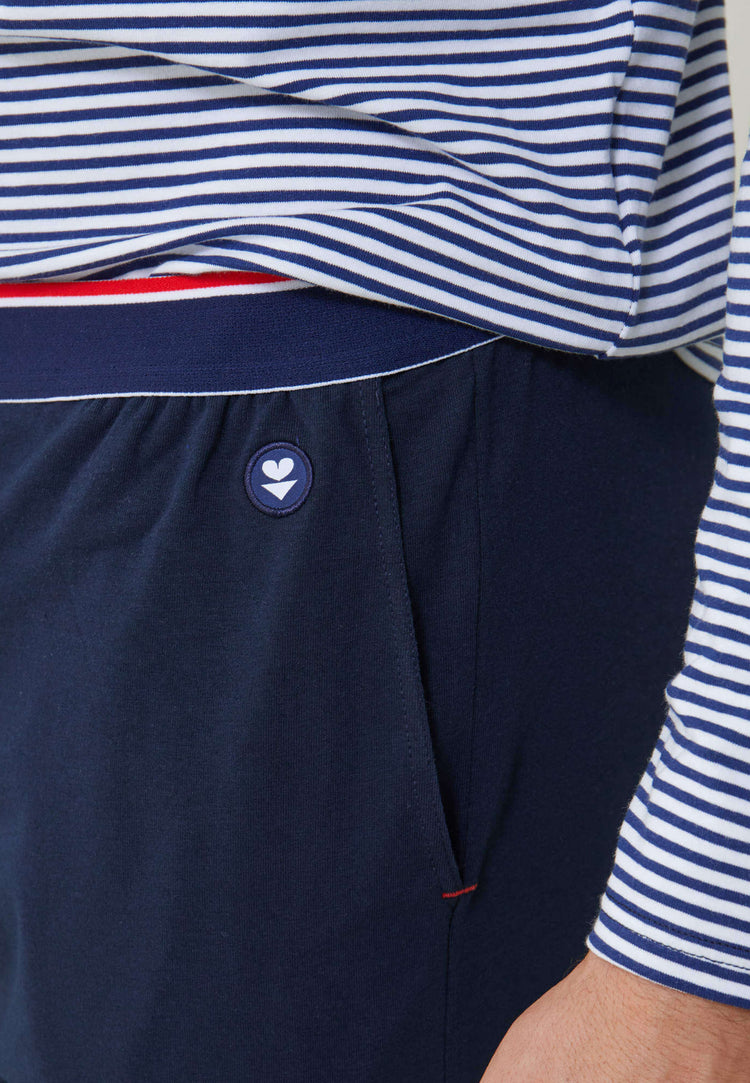 Cotton t-shirt and pants pajamas set - Le Slip Français - 5