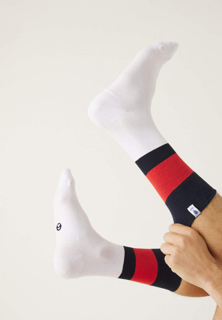 Mixed mid-high socks in organic cotton - Le Slip Français - 3