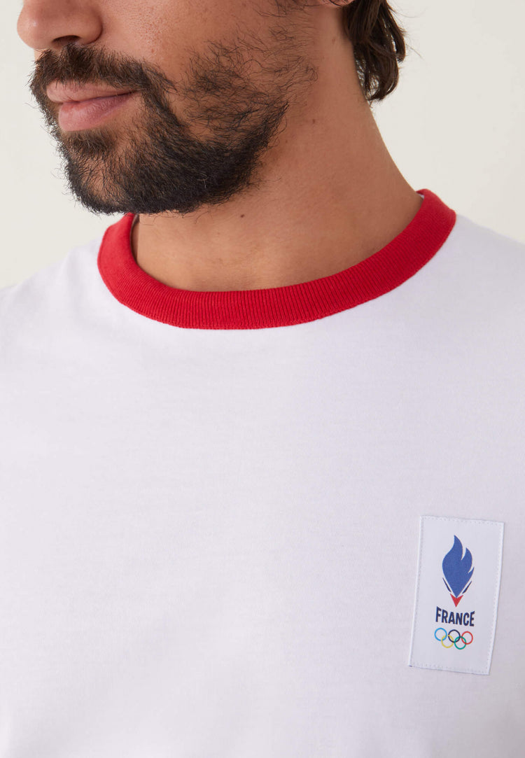 T-shirt mixte col rond en coton bio - Le Slip Français - 9