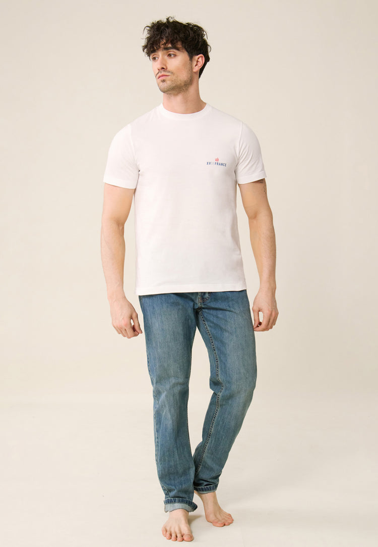 T-shirt col rond en coton - Le Slip Français - 3