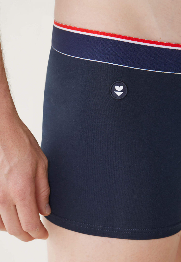 Embroidered cotton boxer shorts - Le Slip Français - 4
