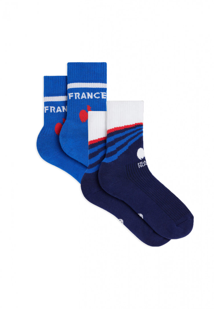 Duo de chaussettes mi-hautes en coton - Le Slip Français - 1