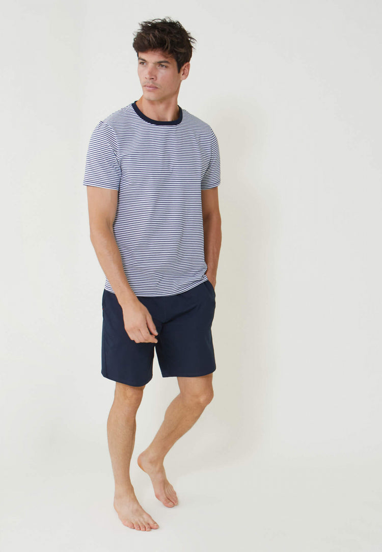 Cotton t-shirt and shorts pajama set - Le Slip Français - 3