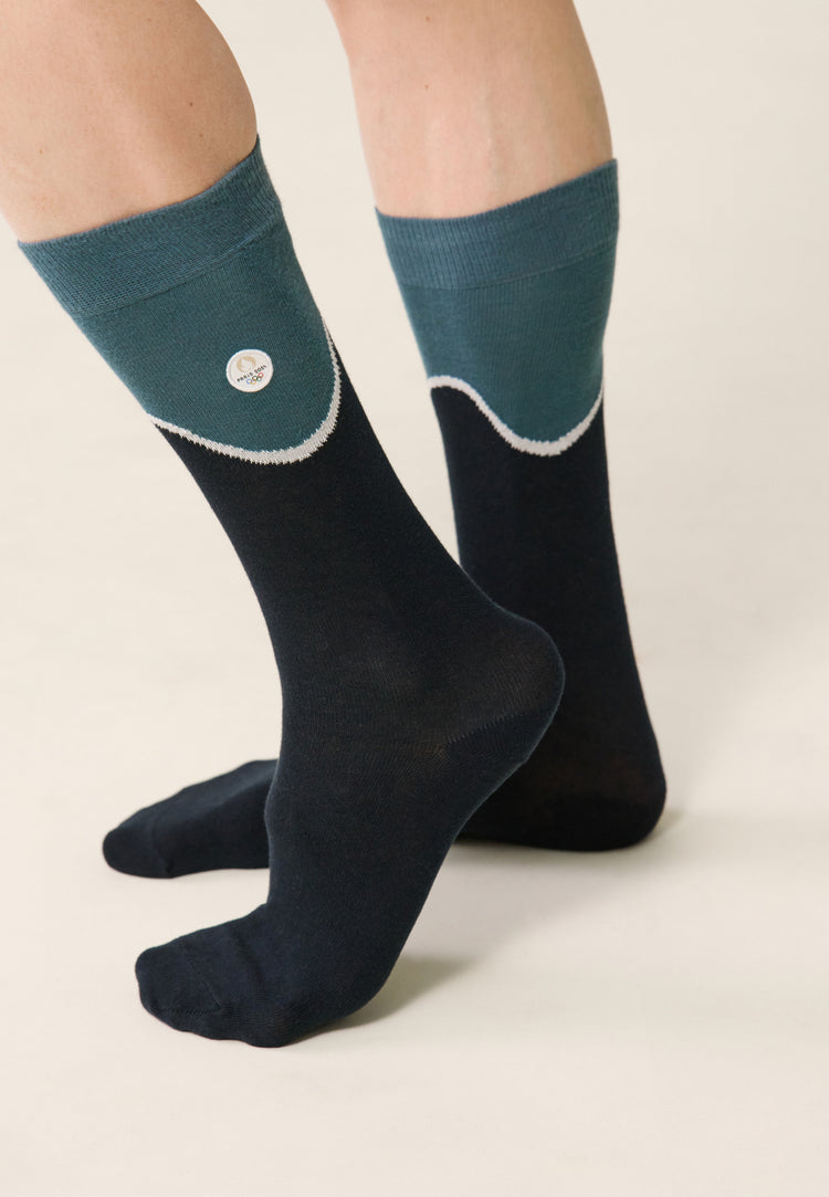 Organic cotton mid-cut socks - Le Slip Français - 2