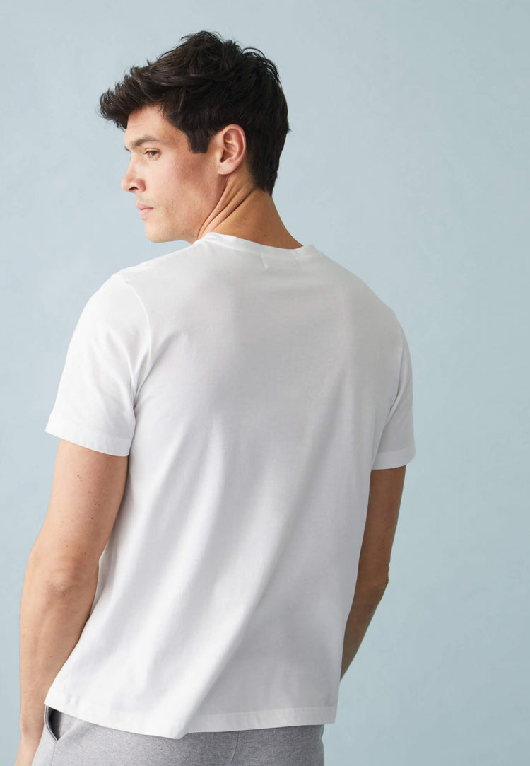 Round-neck organic cotton T-shirt - Le Slip Français - 5