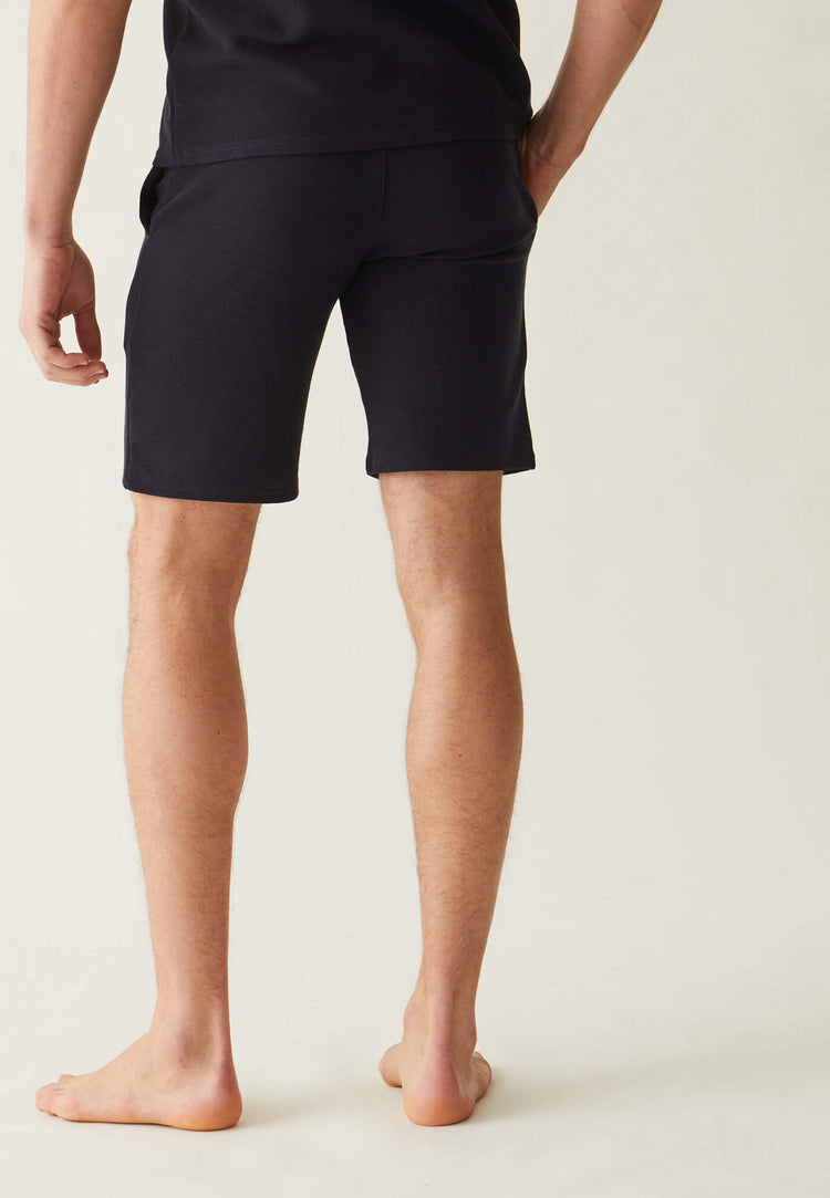 Textured cotton pajama shorts - Le Slip Français - 5