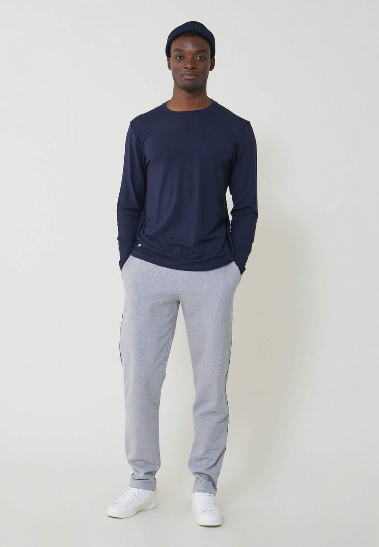Long-sleeved modal/wool t-shirt - Le Slip Français - 3