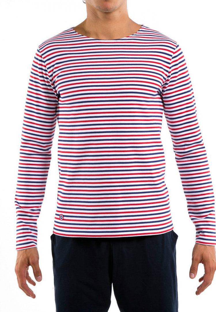 T-shirt mixte marinière manches longues - Le Slip Français - 3