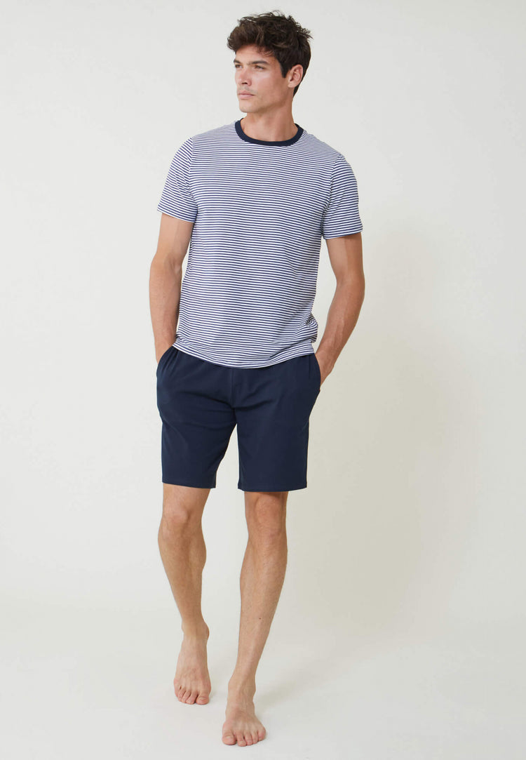 Cotton t-shirt and shorts pajama set - Le Slip Français - 1