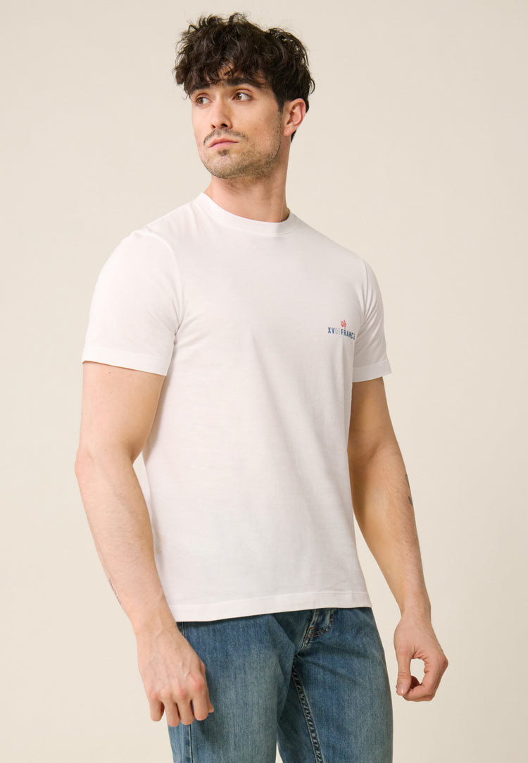 T-shirt col rond en coton - Le Slip Français - 1