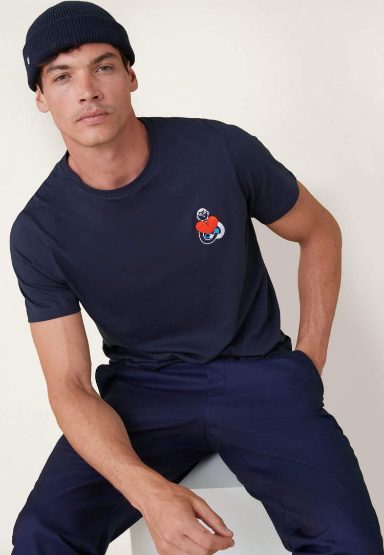 T-shirt mixte col rond en coton bio - Le Slip Français - 8